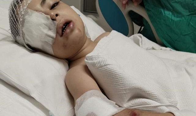 Servis aracının altında kalan Emre Ankara'ya gönderildi