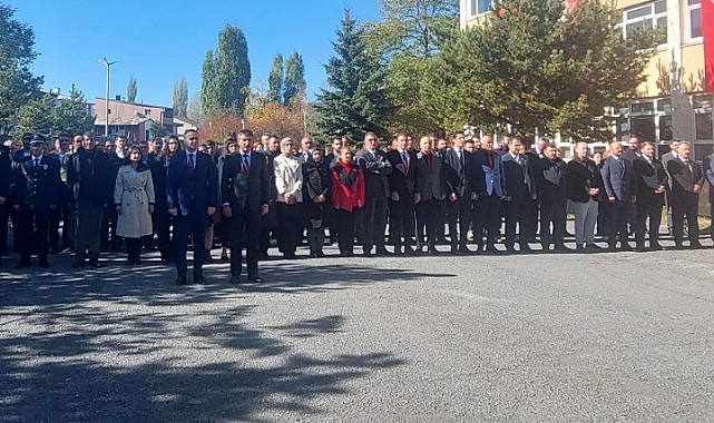 Susuz’da çelenk sunma töreni düzenlendi