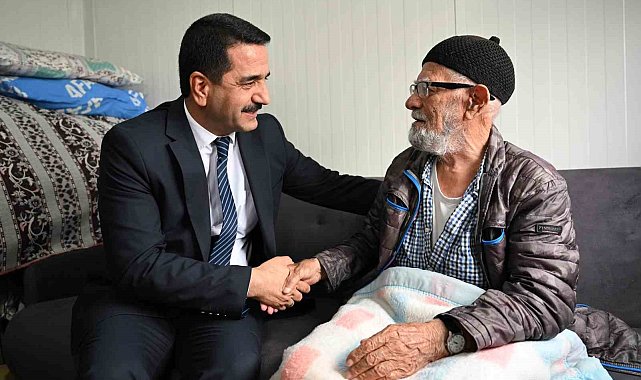 Taşkın, 107 yaşındaki Hamit Çiftlikle bir araya geldi