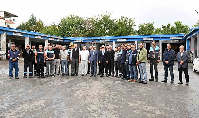 Taşkın Fen İşleri personeli ile bir araya geldi