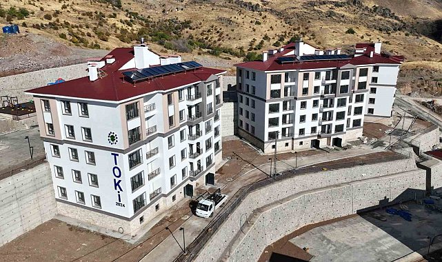 Tunceli'de TOKİ ve AFAD tarafından yaptırılan 168 konut bitme aşamasına geldi