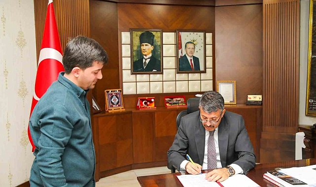 Vali Çelik, "OSB Altyapı Projesi"ni imzaladı