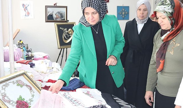 Vali Mustafa Çiftçi'nin eşi Azime Çiftçi'den Pasinler İlçesine Ziyaret
