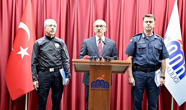 Vali Yavuz, Malatya'da asayiş verilerini kamuoyu ile paylaştı
