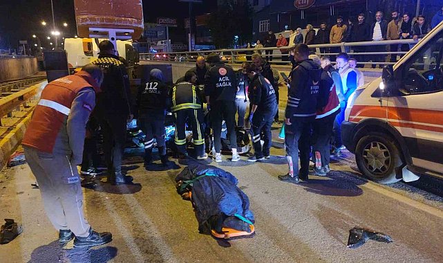 Van'da motosiklet vince arkadan çarptı: 1 ölü, 2 yaralı