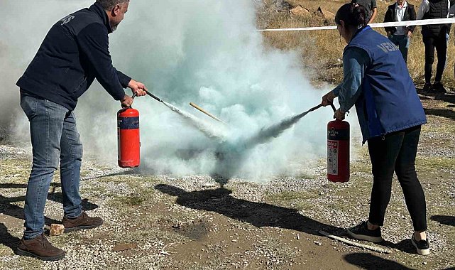 VEDAŞ'tan yangın tatbikatı