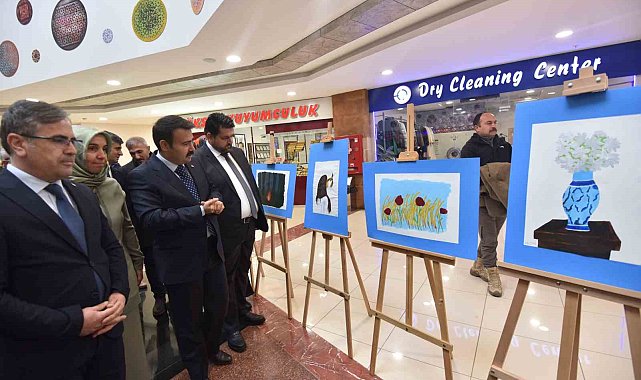 Ahlat'ta "Ben Engelli Olsaydım" resim sergisi açıldı