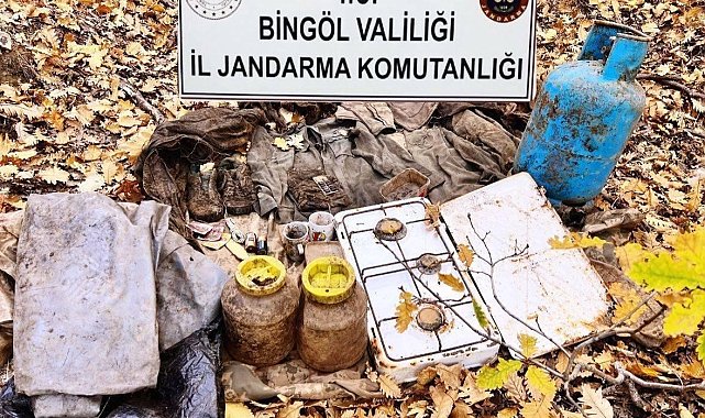Bingöl'de teröristlerin inlerine girildi