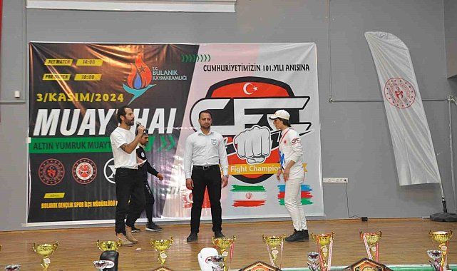 Bulanık'ta 'Muaythai Fight Night' heyecanı