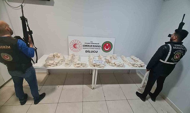 Dilucu Gümrük Kapısı'nda 50 kilogram metamfetamin ele geçirildi