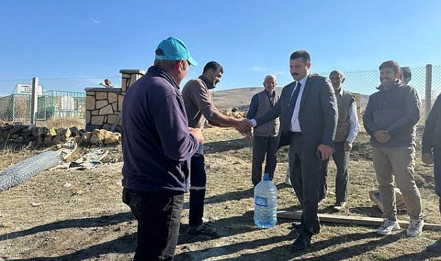 Diyadin'de köy yolları yeni görünüme kavuşuyor
