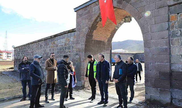 El Aman Hanı restorasyon çalışmaları gözden geçirildi