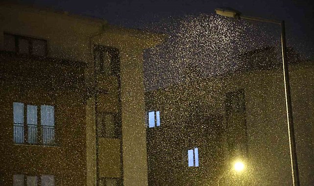 Elazığ'da kar yağışı başladı
