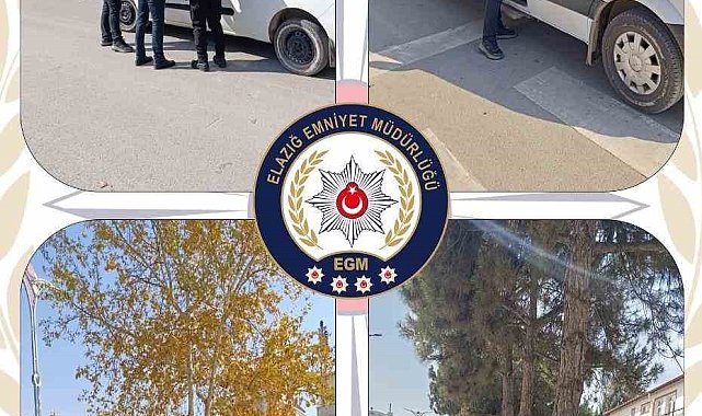 Elazığ'da okul önlerinde asayiş uygulaması sürüyor