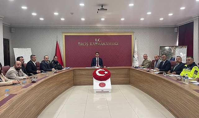 Erciş'te "Kış Tedbirleri Koordinasyon Toplantısı" yapıldı