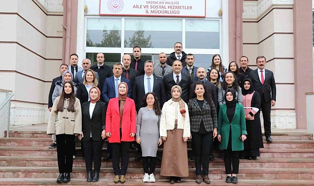 Erzincan Aile ve Sosyal Hizmetler İl Müdürlüğü Türkiye birincisi oldu