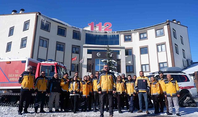 Erzurum'da 112 ekipleri kışa hazır