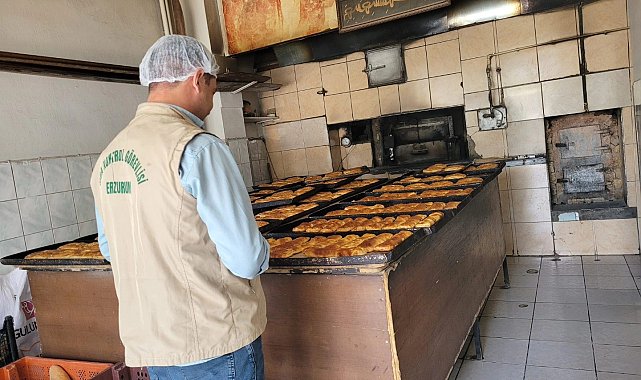 Erzurum'da gıda üretimi yapan işyerleri denetlendi