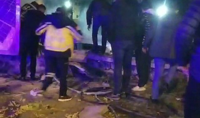 Erzurum'da otomobil bahçeye uçtu: 3 ölü