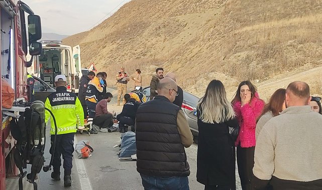 Erzurum'daki kazada can pazarı yaşandı: 2 ölü, 3 yaralı