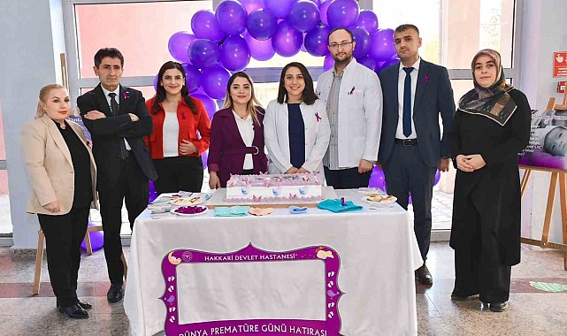 Hakkari'de '17 Kasım Dünya Prematüre Günü' etkinliği