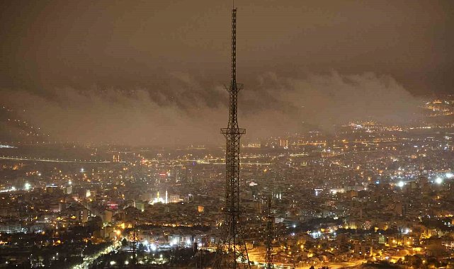 Harput'ta kar ve sis kartpostallık görüntüler oluşturdu