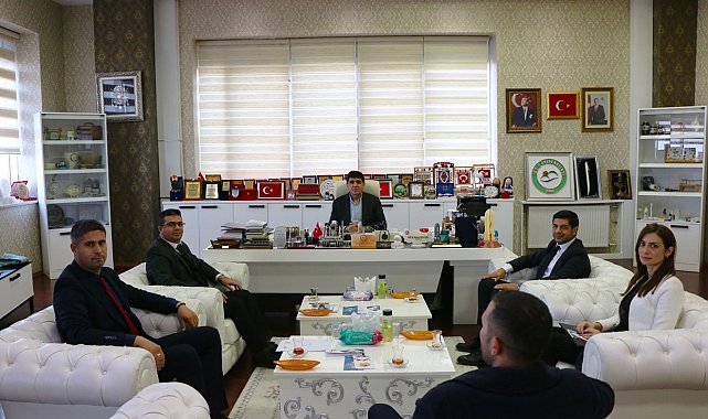 Iğdır Denetimli Serbestlik Müdürü Erkan Yıldırım'dan Rektör Alma'ya ziyaret