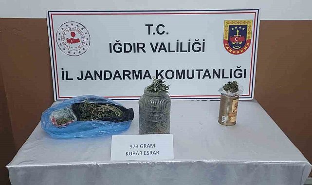 Iğdır İl Jandarma Komutanlığı'ndan uyuşturucu operasyonu