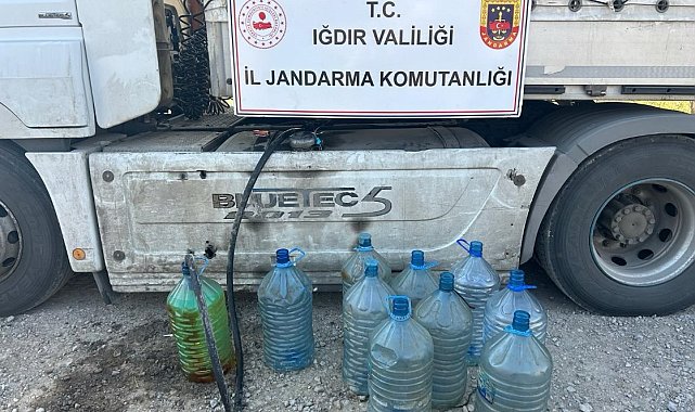 Iğdır'da akaryakıt kaçakçılığı operasyonu
