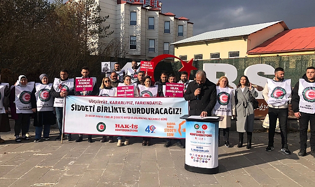 Kadına yönelik mücadele gününde Narin dövizi dikkat çekti
