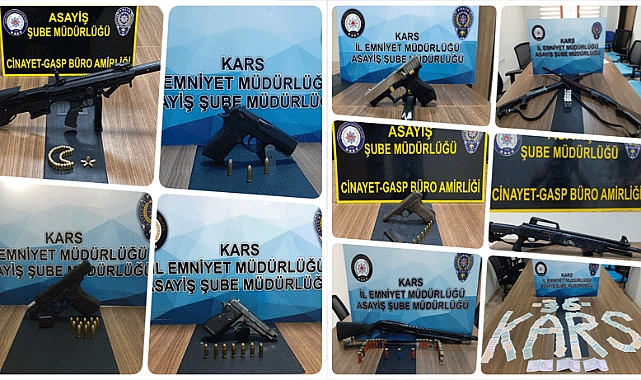 Kars'ta araması bulunan 84 kişi yakalandı
