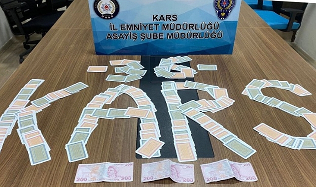 Kars'ta kumarcılara baskın
