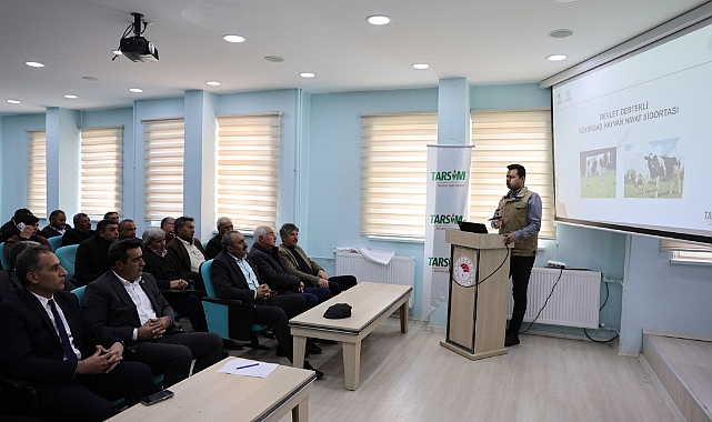 Kars'ta üreticilere TARSİM'in önemi anlatıldı