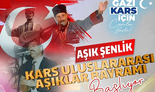 Kars Uluslararası Aşıklar Bayramı başlıyor