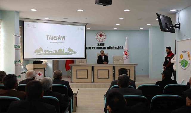 Kars'ta çiftçilere tarım sigortasının önemi anlatıldı