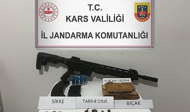 Kars'ta tarihi eser operasyonu