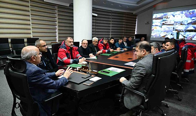 Malatya'da Büyükşehir Belediyesi'nde kar teyakkuzu