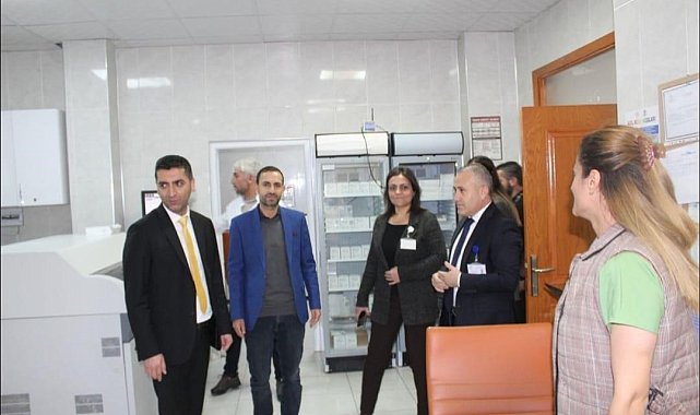 Müdür Güzeltaş, Güroymak Devlet Hastanesi'nde incelemelerde bulundu