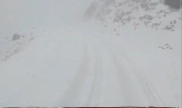 Muş'un yüksek kesimlerinde kar yağışı etkili oldu