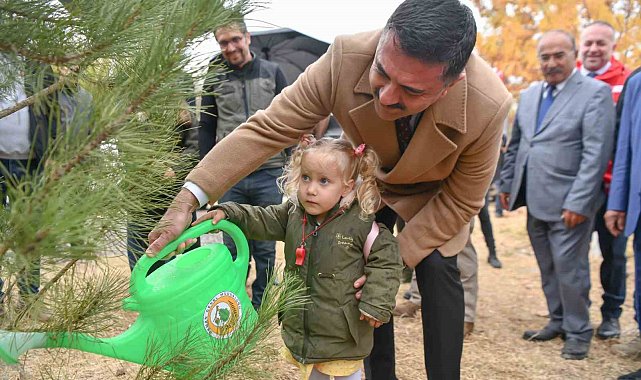 Tunceli'de 35 bin fidan toprakla buluşturuldu