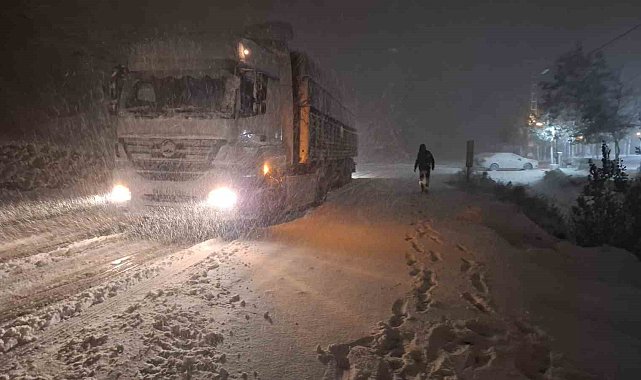 Tunceli'de kar yağışı