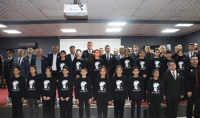 Tutak'ta 10 Kasım Atatürk'ü anma töreni düzenlendi
