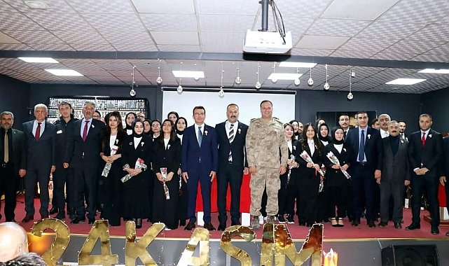 Tutak'ta 24 Kasım Öğretmenler günü etkinliği