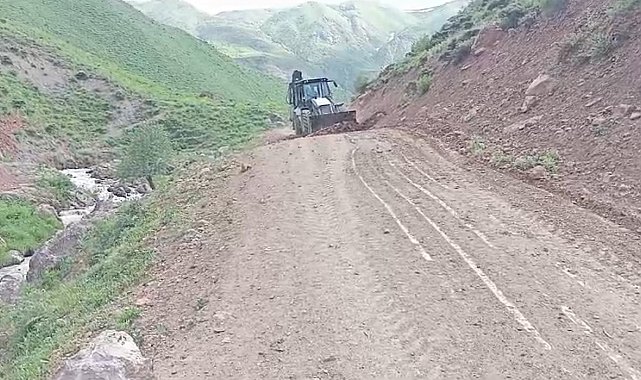 Yüksekova'nın köylerinin yol ve su kanalları yenileniyor