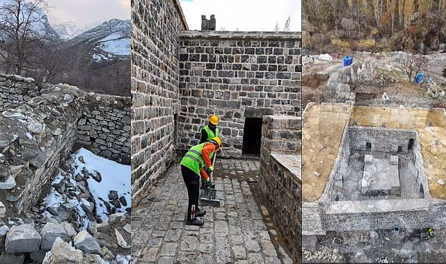 Zeynel Bey Medresesi'ndeki restorasyon çalışmalarına ara verildi