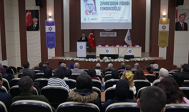 Ziyaeddin Fahri Fındıkoğlu ETÜ'de düzenlenen sempozyumla anıldı