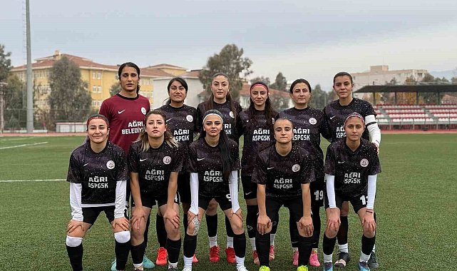 Ağrı Kadın Futbol Takımı, Silopi deplasmanından 2-2'lik beraberlikle döndü