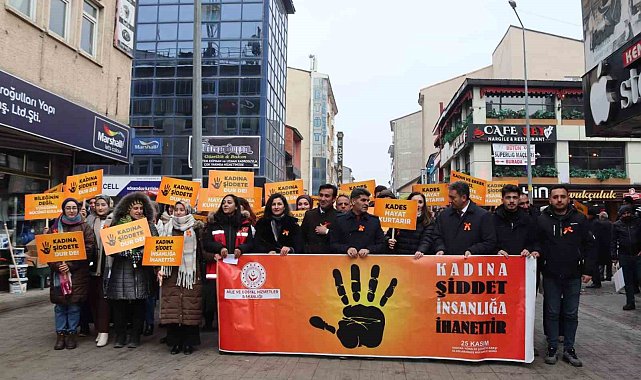 Ağrı'da Kadına Yönelik Şiddete 'Dur' demek için yürüdüler