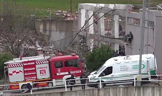 Balıkesir'deki patlamada 12 kişi öldü, 4 kişi yaralandı