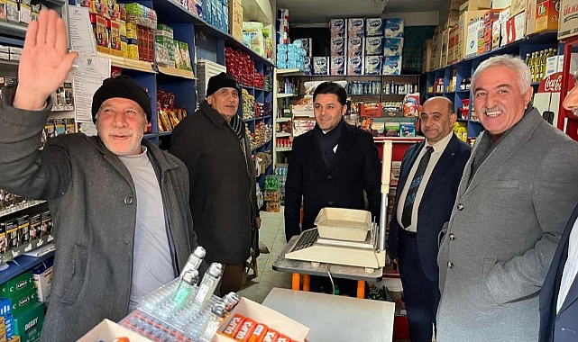 Başkan Adıgüzel'den Sarıkamış'ta esnaf ziyareti